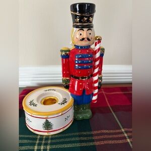 Spode Soldier/Nutcracker Candle Holder
